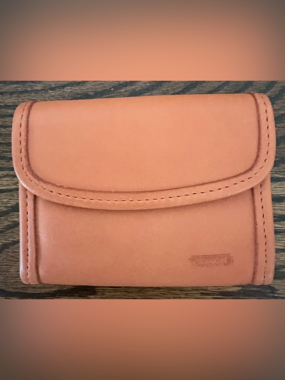 Vintage Coach 7219 Multifunction Purse - Orange